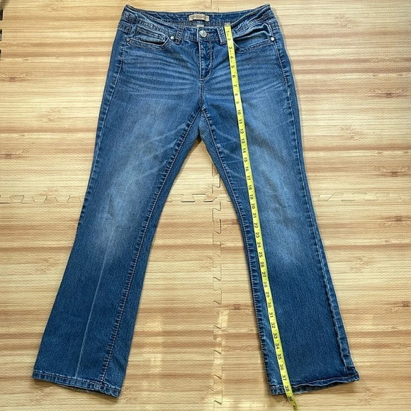 Nine West Vintage America Bootcut Embriodered Pockets Jeans Women's Size 10 - Picture 3 of 8